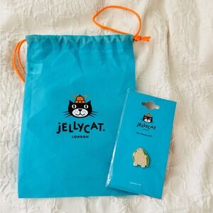 Jellycat  Enamel Pin with dust bag